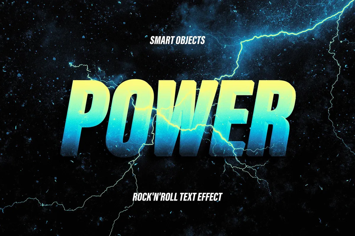 Lightning Text Effect