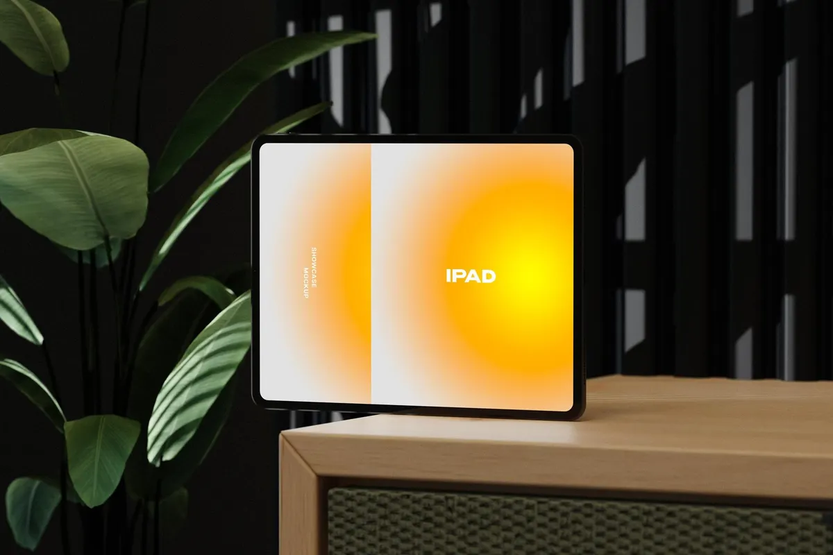 Interior iPad Pro Mockup