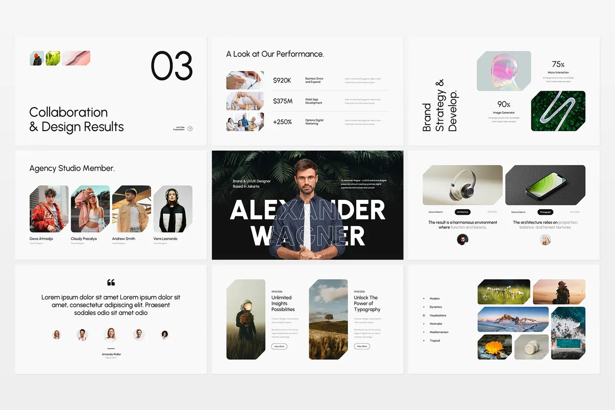 Humle Presentation Template Design