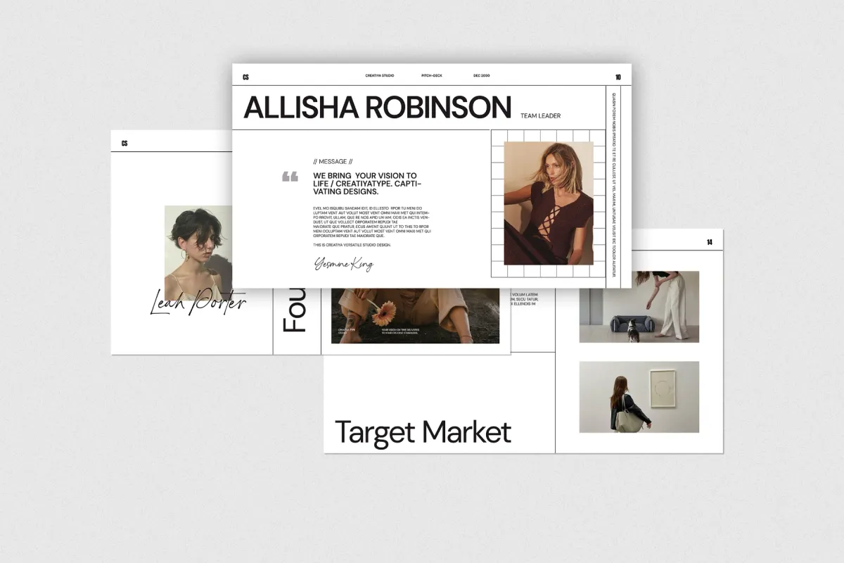 Studio Pitch Deck Presentation Template
