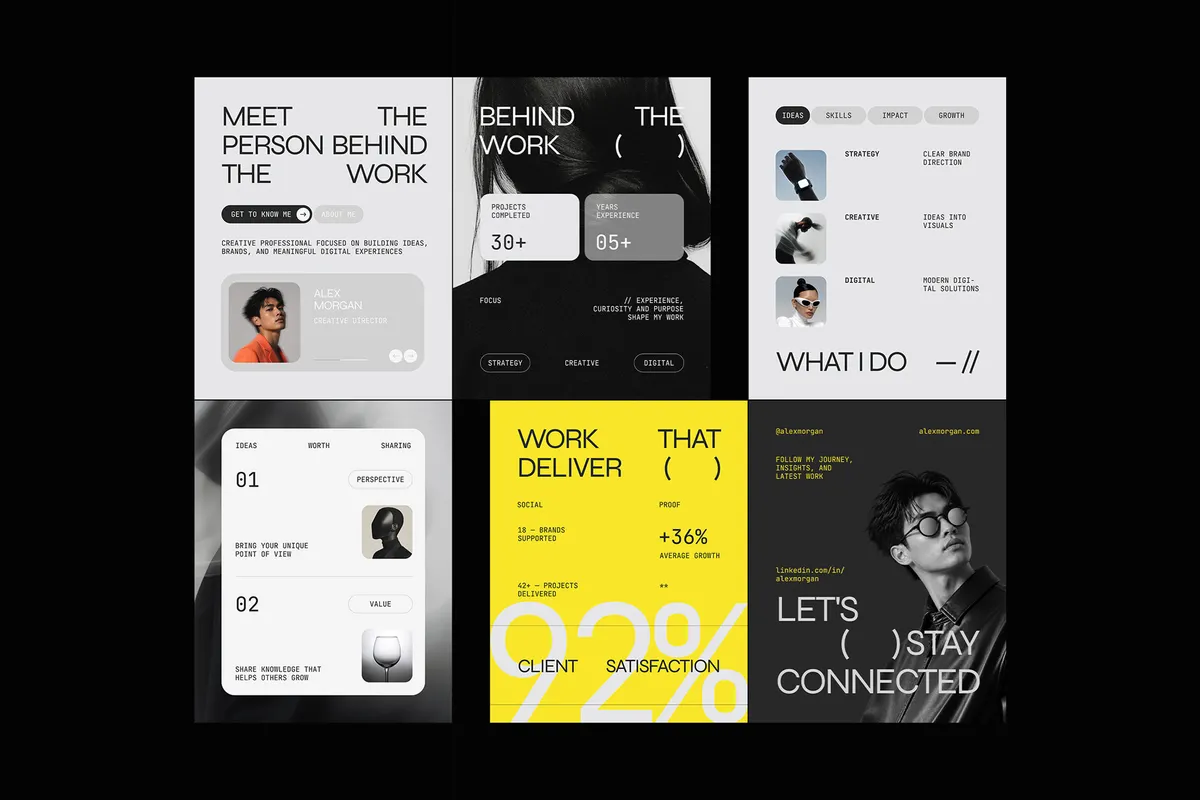 Personal Branding Instagram Canva & Affinity Template