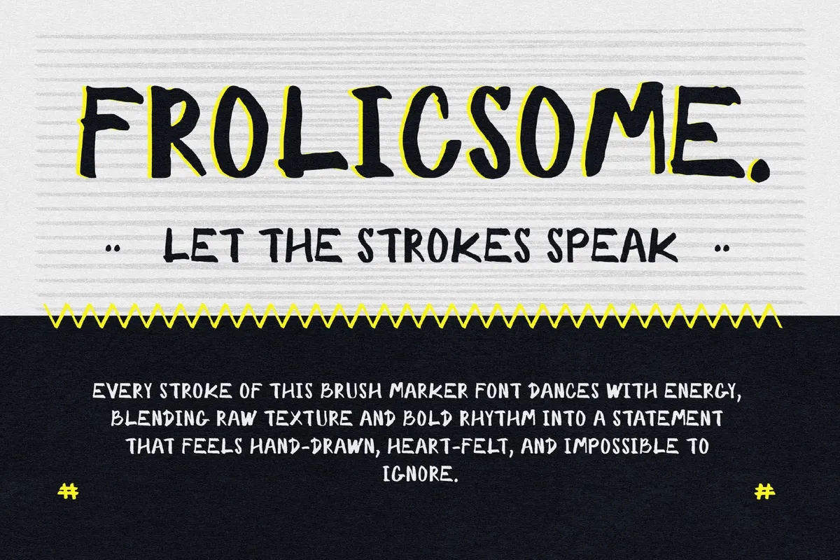 Farkerush Marker Font