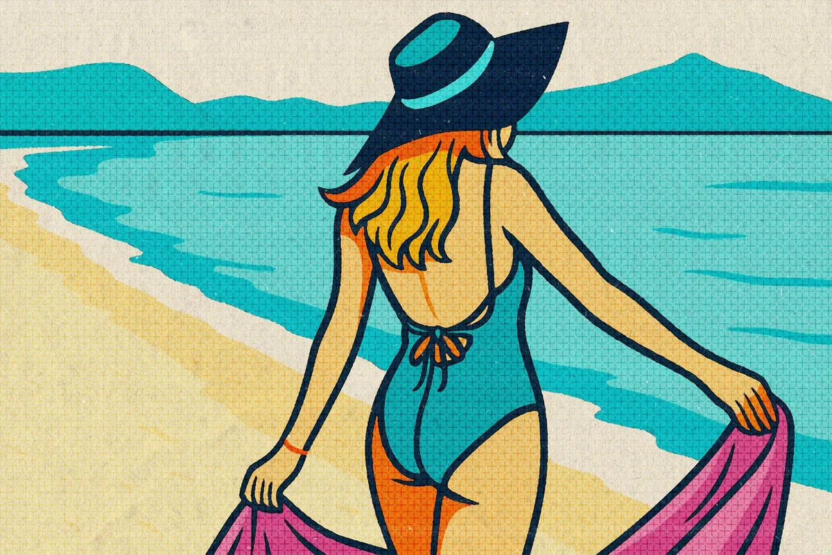 Cross Halftone Printer Design Effect