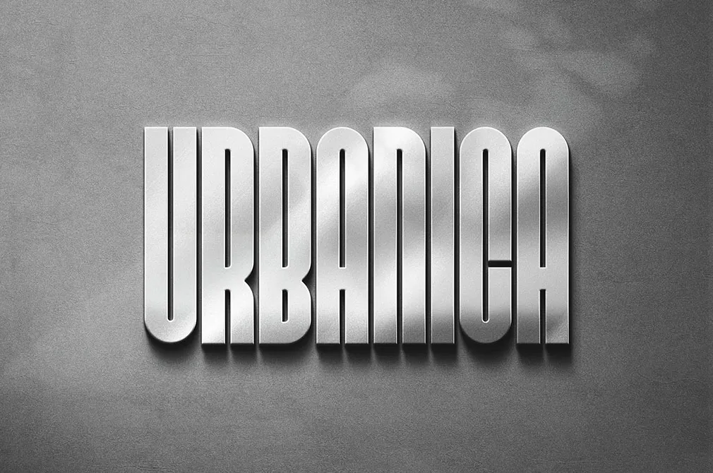 Steel Effect for Texts & Logotypes