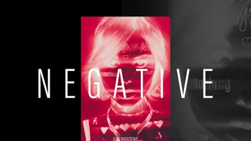 Acid Neon Negative Poster Effect