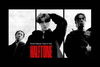 Halftone Lines & Stripes Photo Effect