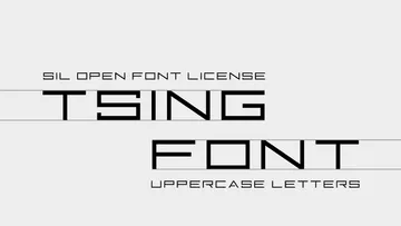 Tsing Space Font