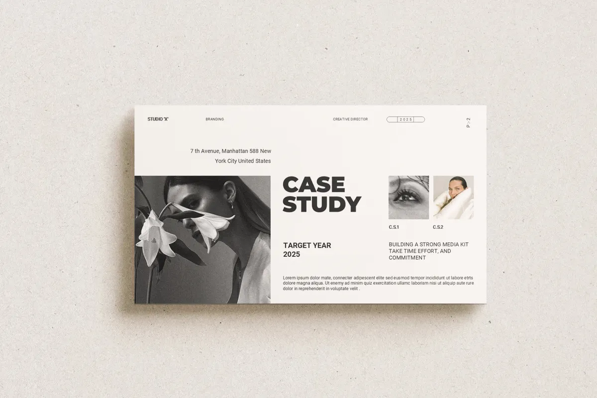 Brand Media Kit Presentation Template