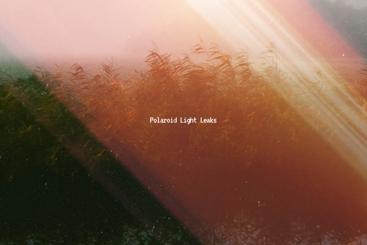 Polaroid Light Leaks Overlays