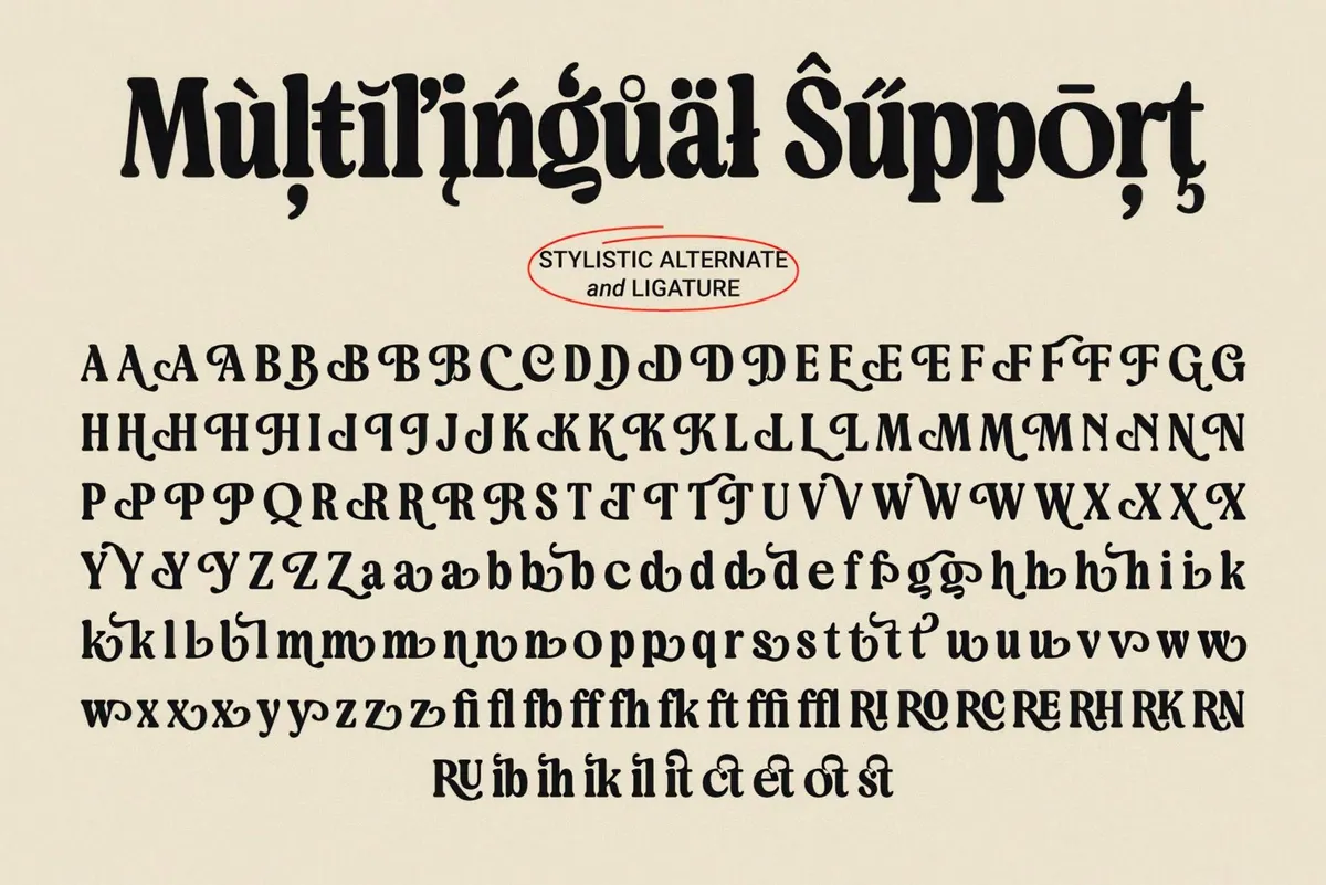 Bringbold Nineties — Serif Font