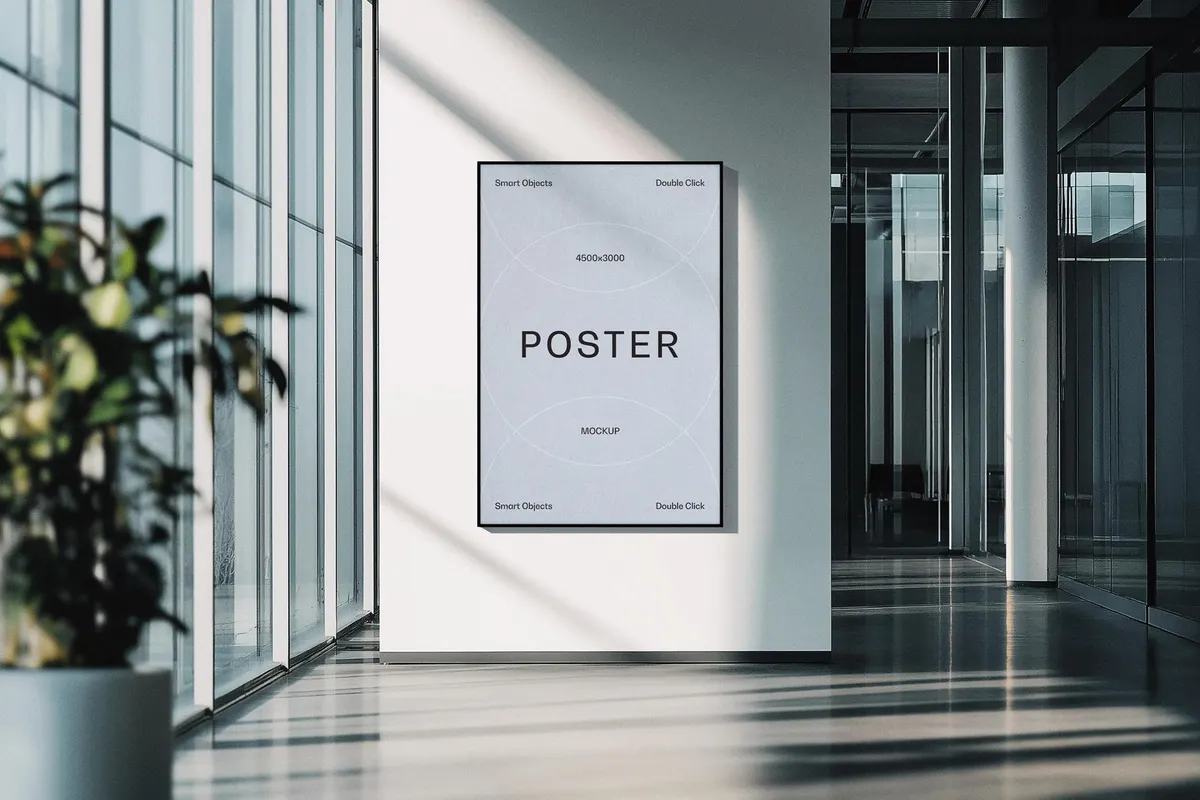 Office Poster Mockup