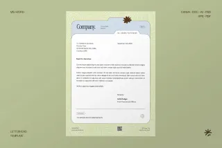 Letterhead Template - Foldo