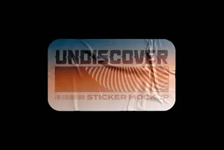 Rectangle Sticker Mockup