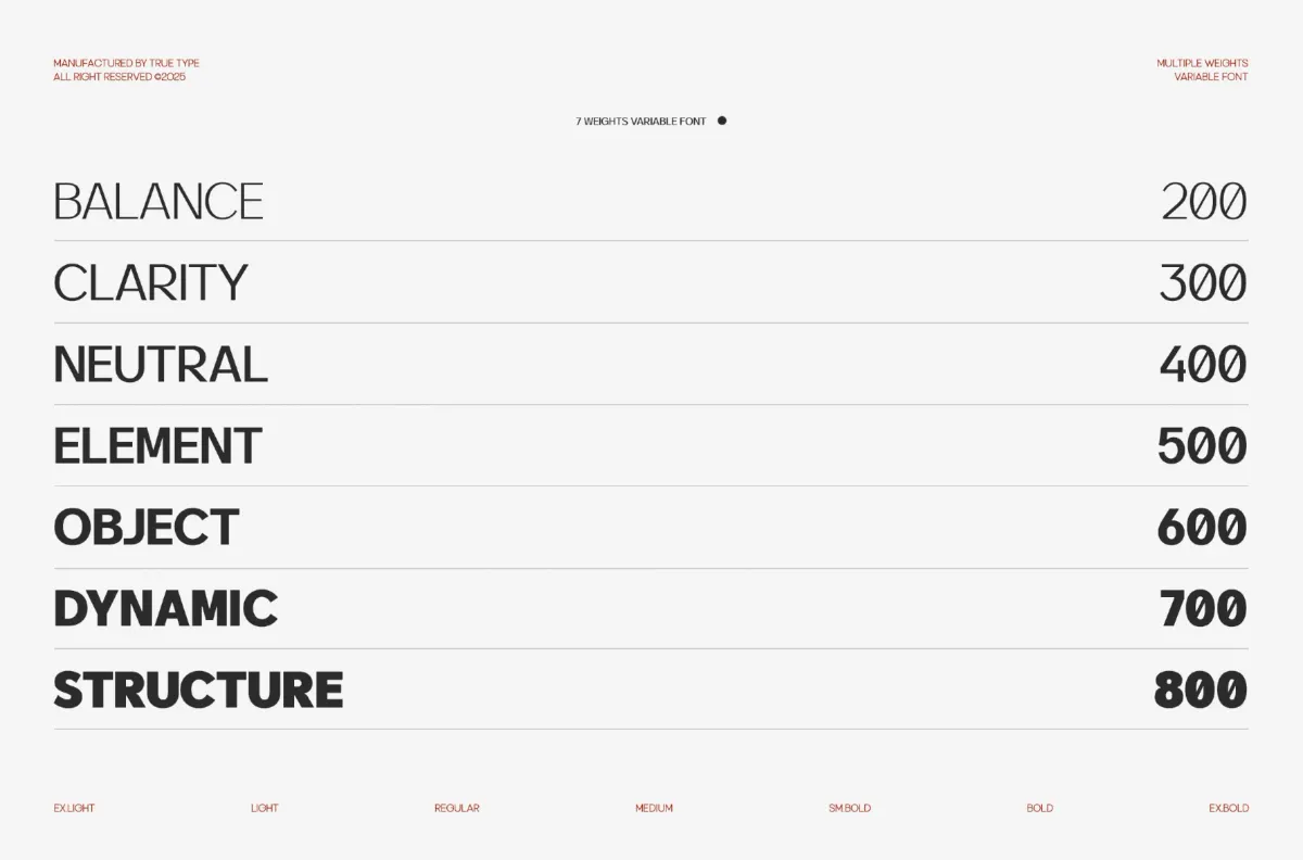 TRT Ontika - Variable Sans Serif Font