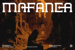 Mafanea - Gothic Monogram Serif Font