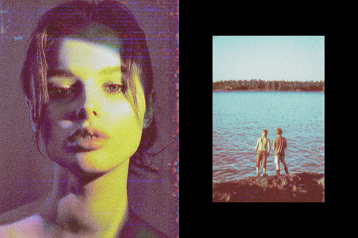 VHS Photo Effect