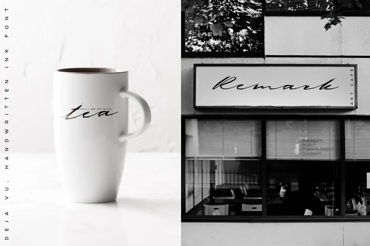 Deja-Vu — Handwritten Ink Font