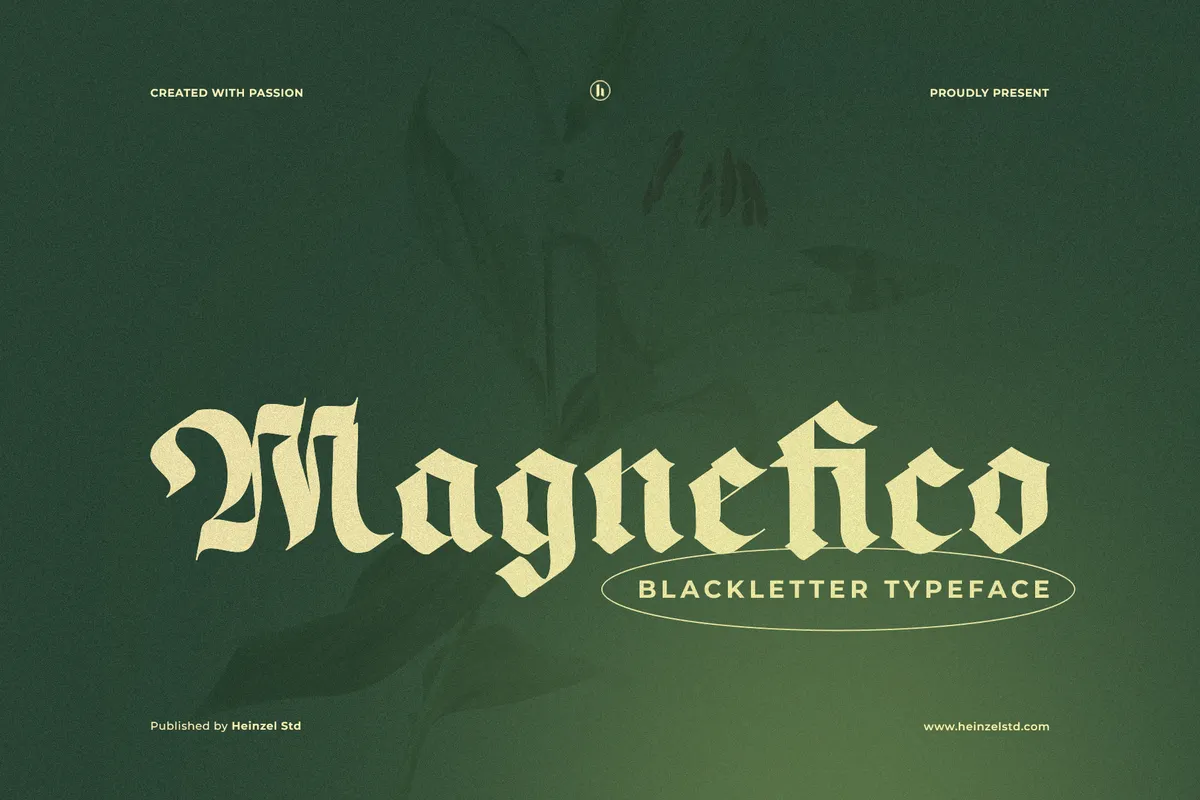 Magnefico - Bold Blackletter Font