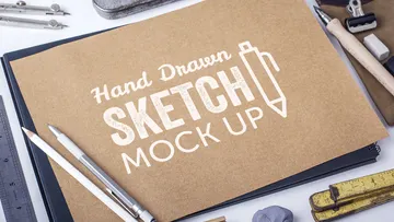 Hand-Drawn Sketch Mockups