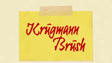Krugmann Brush Font