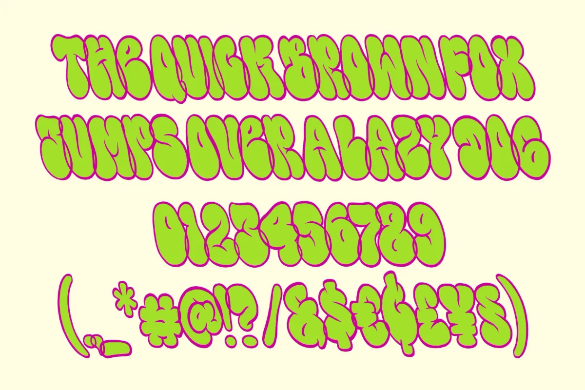 Bombify — Graffiti Bubble Font