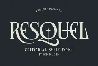 Resquel - Elegant Editorial Serif Font