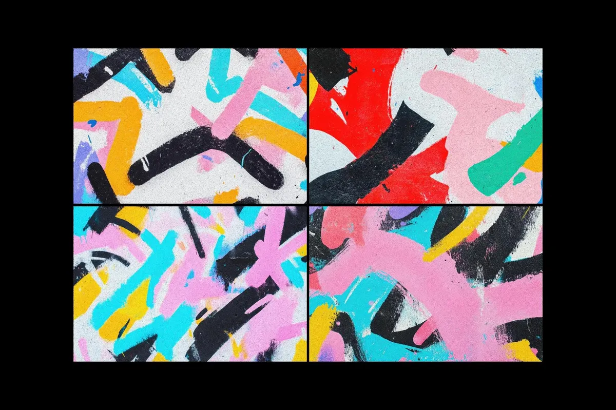 Graffiti Art Collage Photo Effect