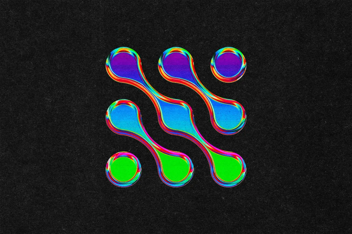 Prismic Chrome Logo Effect
