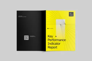 Bline - KPI Report Indesign Template