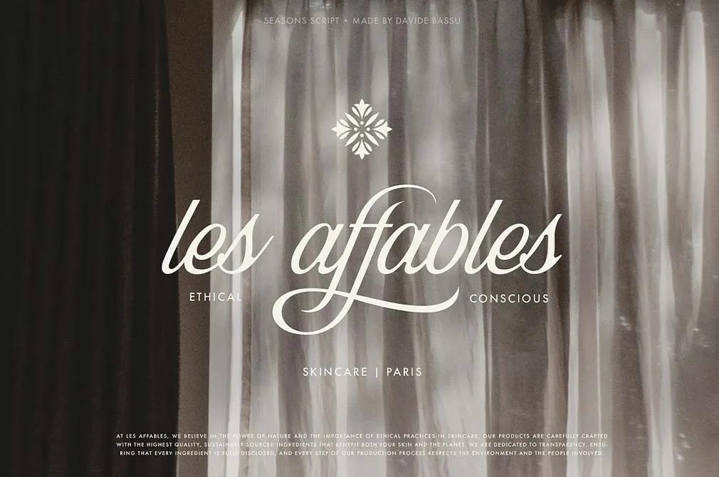 Seasons Script Font