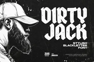 Dirty Jack — Stylish Blackletter Font