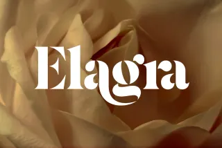 Elagra — Elegant Stencil Serif Font