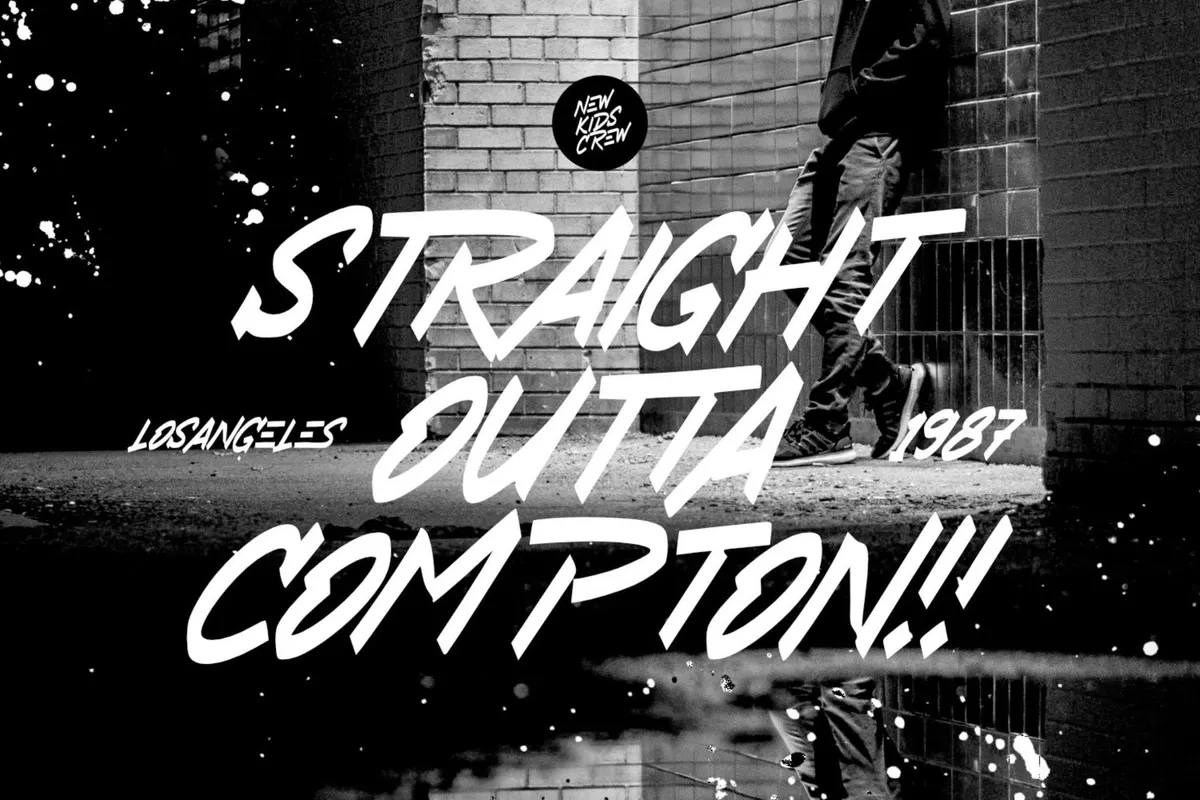 New Kids Crew - Graffiti Tag Font