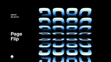 Page Flip Text Effect