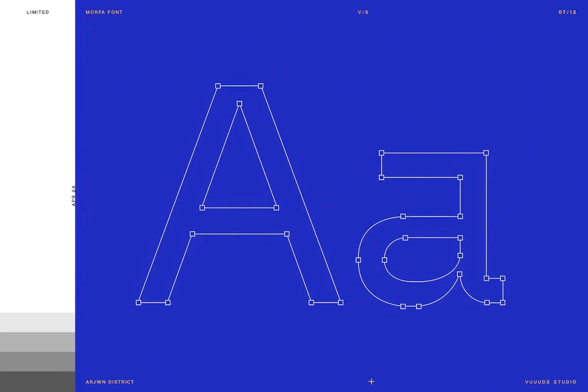 Morfa - Futuristic Techno Font