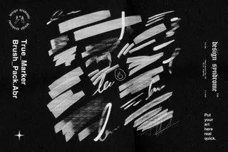 True Marker Photoshop Brushes