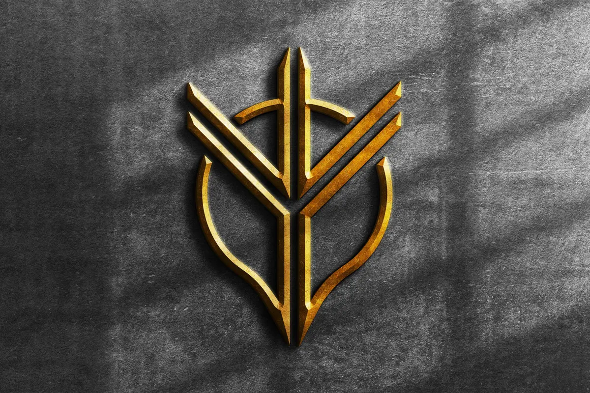 Gold Metal Text Effect