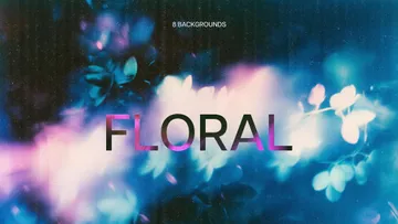 Abstract Floral Backgrounds Pack