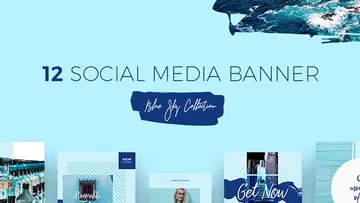 Blue Sky Social Media Templates
