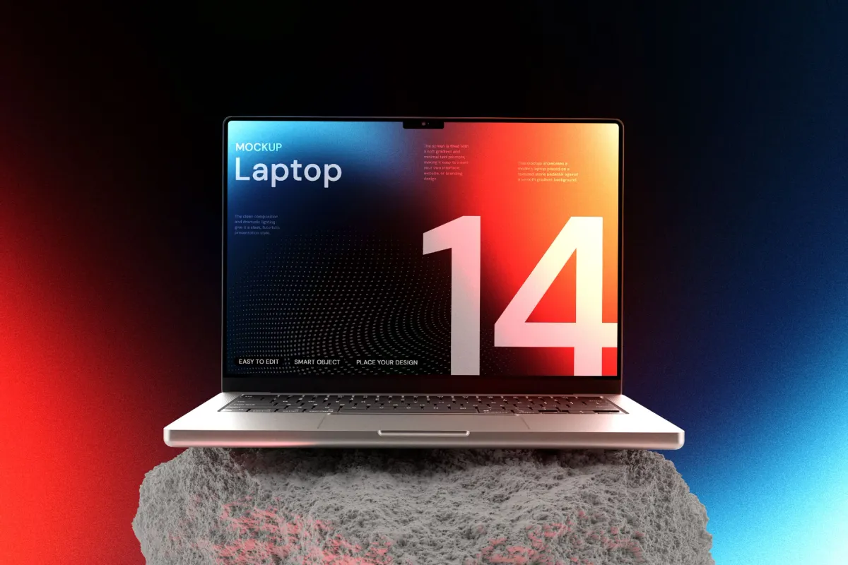 MacBook 14 Inch Mockup