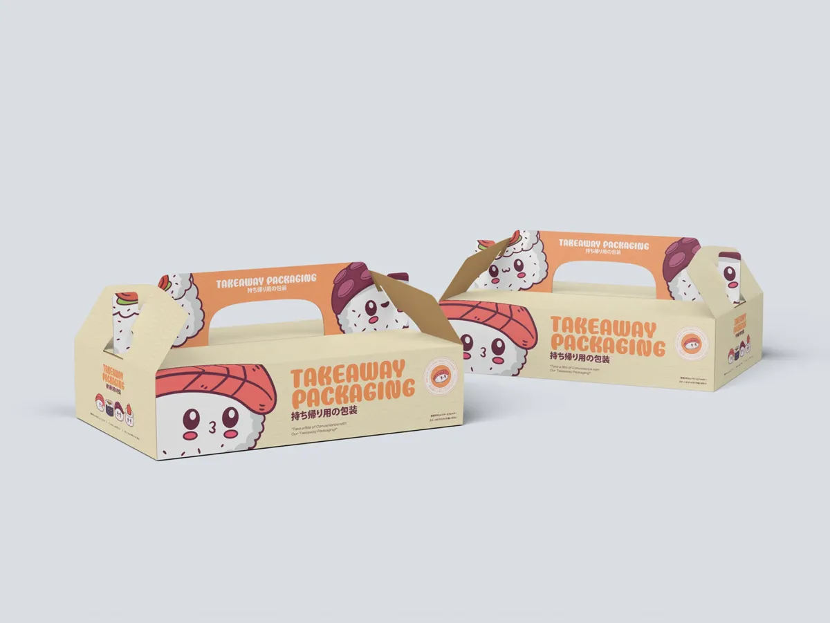 Takeaway Packaging Mockup Stack It