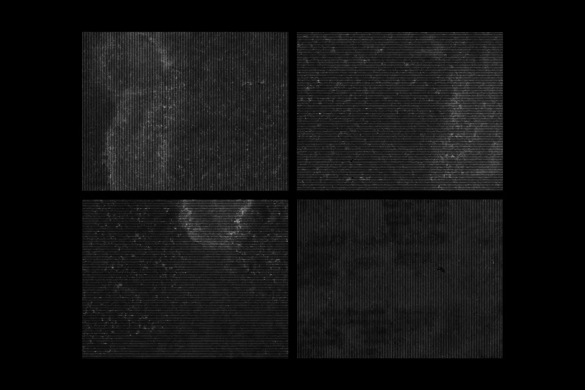 Grunge Halftone Lines Textures