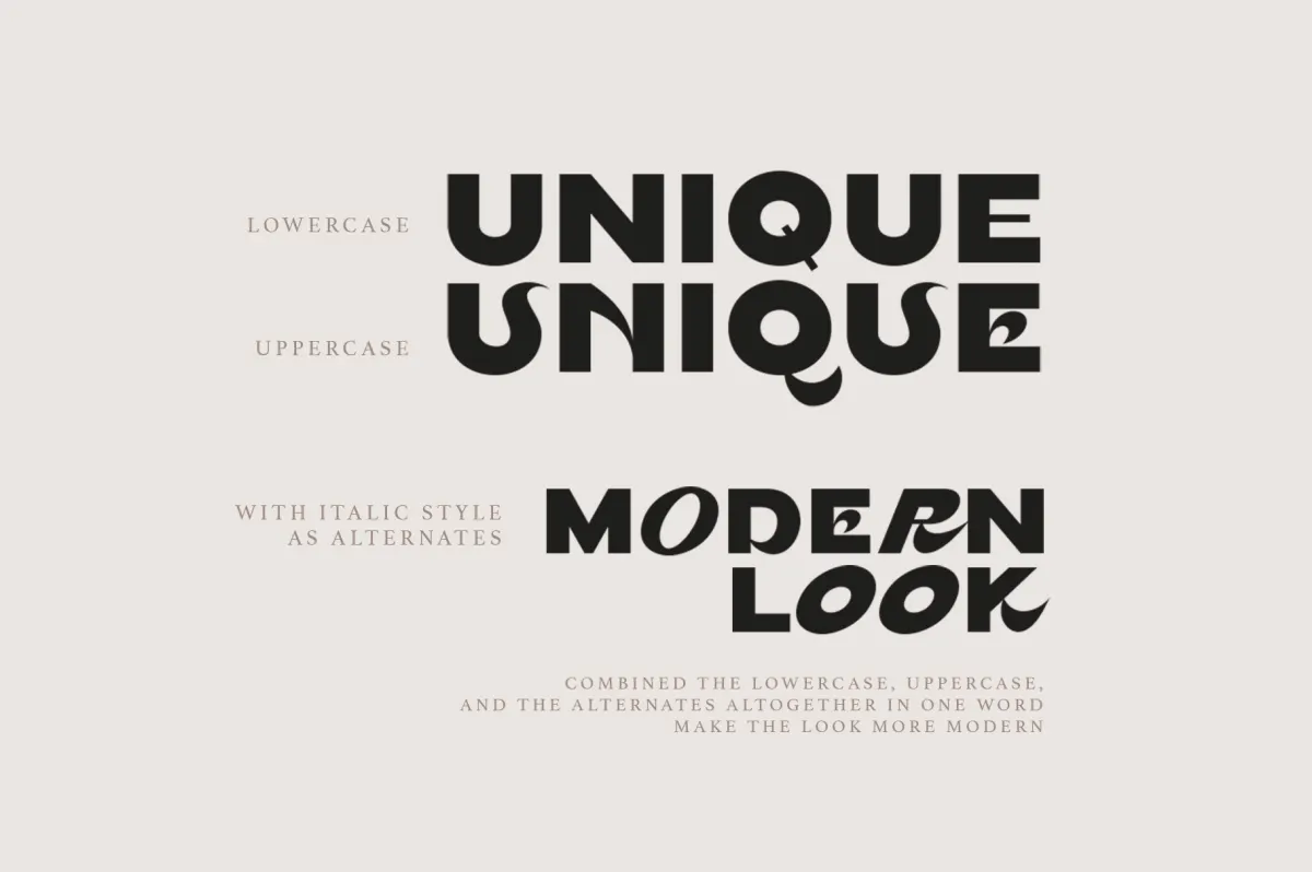 Persona - Bold Display Font