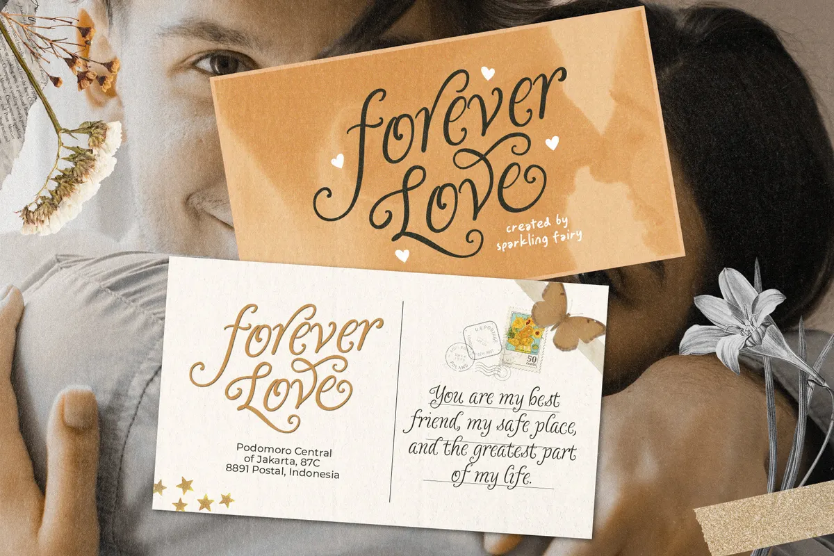 Sparkling Fairy - Whimsical Curly Script Font