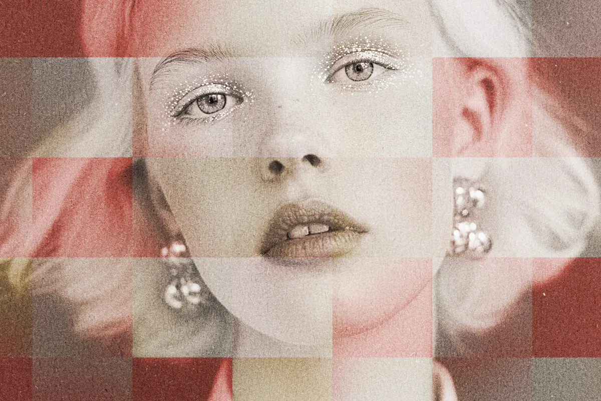 Paper Squares Photo Effect for Posters