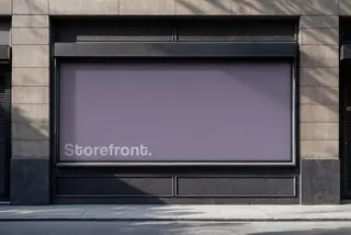 Storefront Billboard Mockup