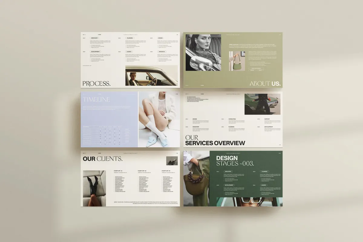 Services and Pricing Guide Presentation Template