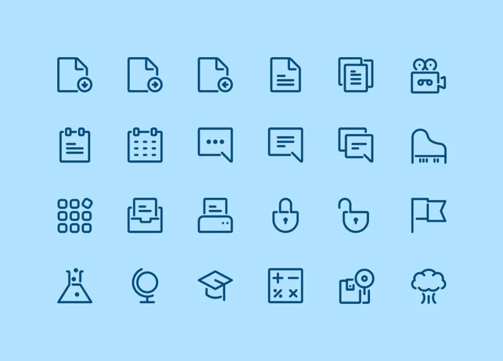 100 Airline Icons