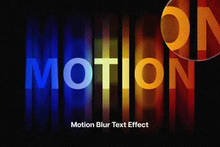 Motion Colorful Text Effect