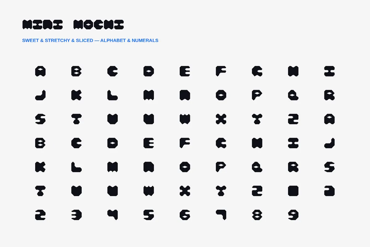 Mini Mochi - Groovy Font Family